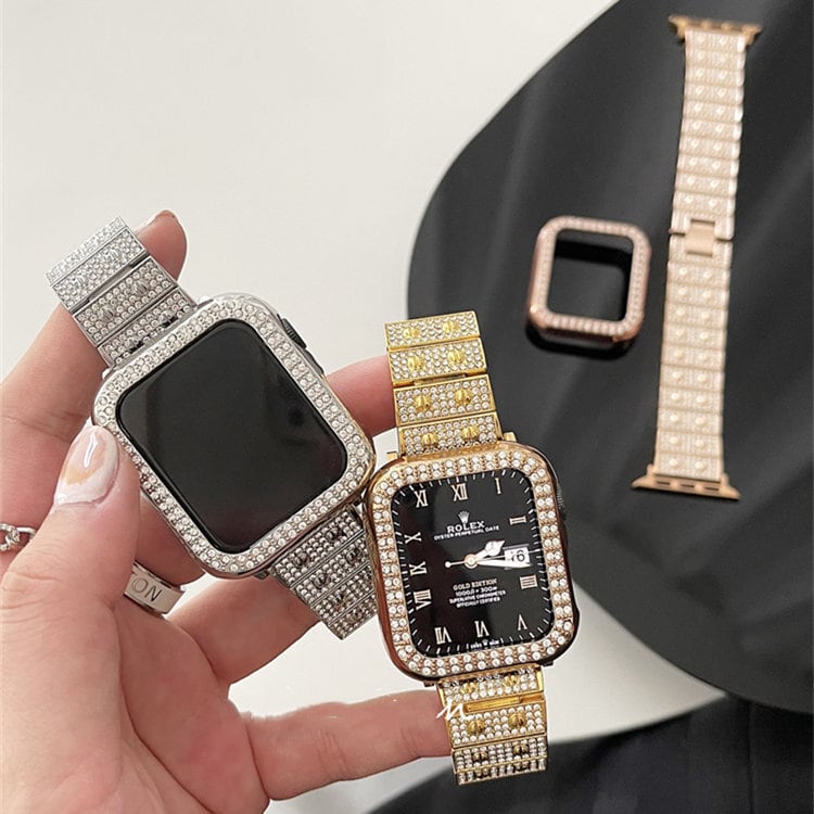 Apple Watchゴールドカバーオールダイヤバンドアップルウォッチ Apple Watchゴールドカバーオールダイヤバンドアップルウォッチ