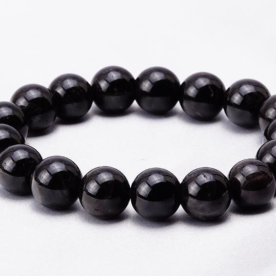 モリオン 黒水晶 ブレスレット 12mm [M便 1/10] 711-255