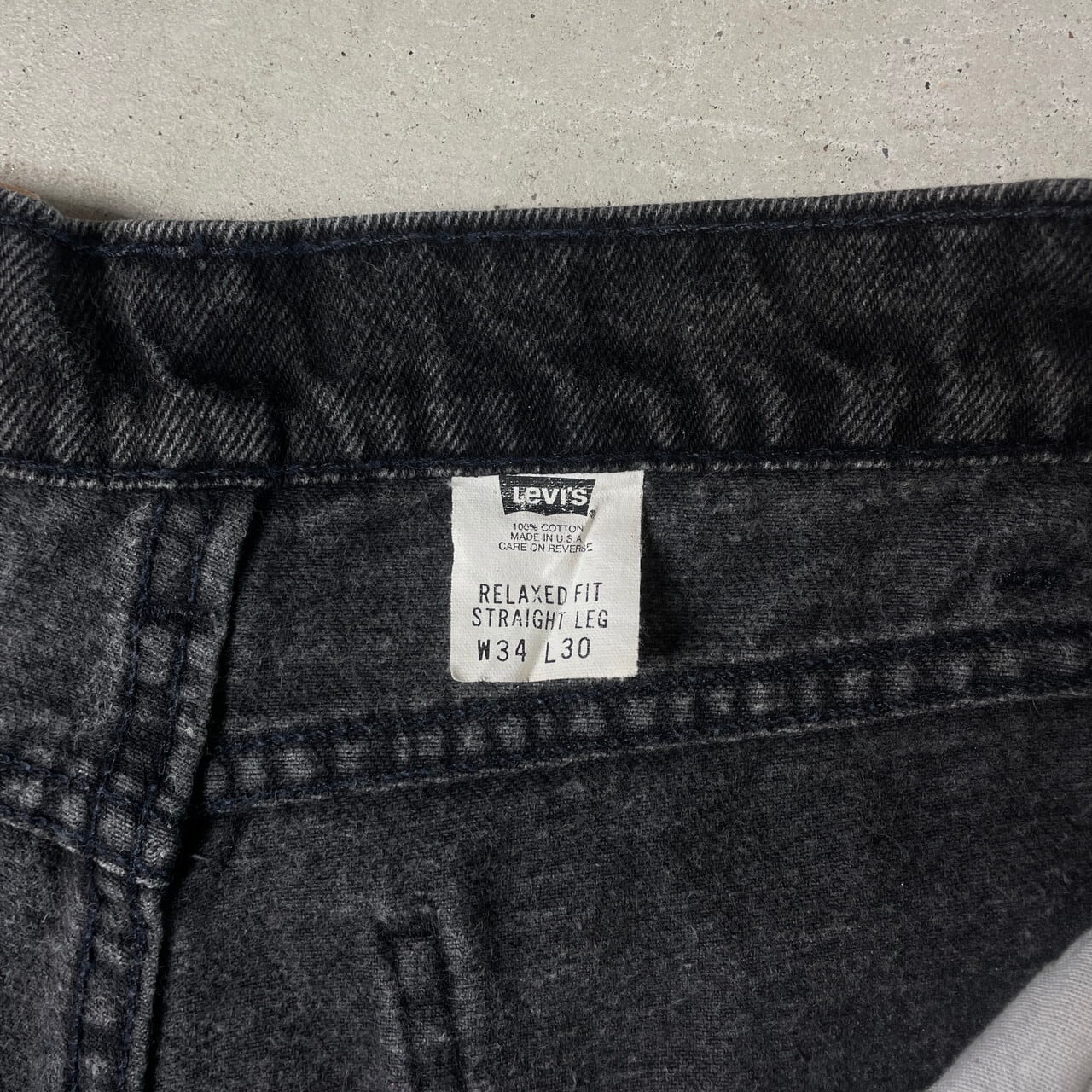 LEVI'S/リーバイス501/米国製/後染めブラック/W31/L30 d2a8550f4a069210d786245bb09e07