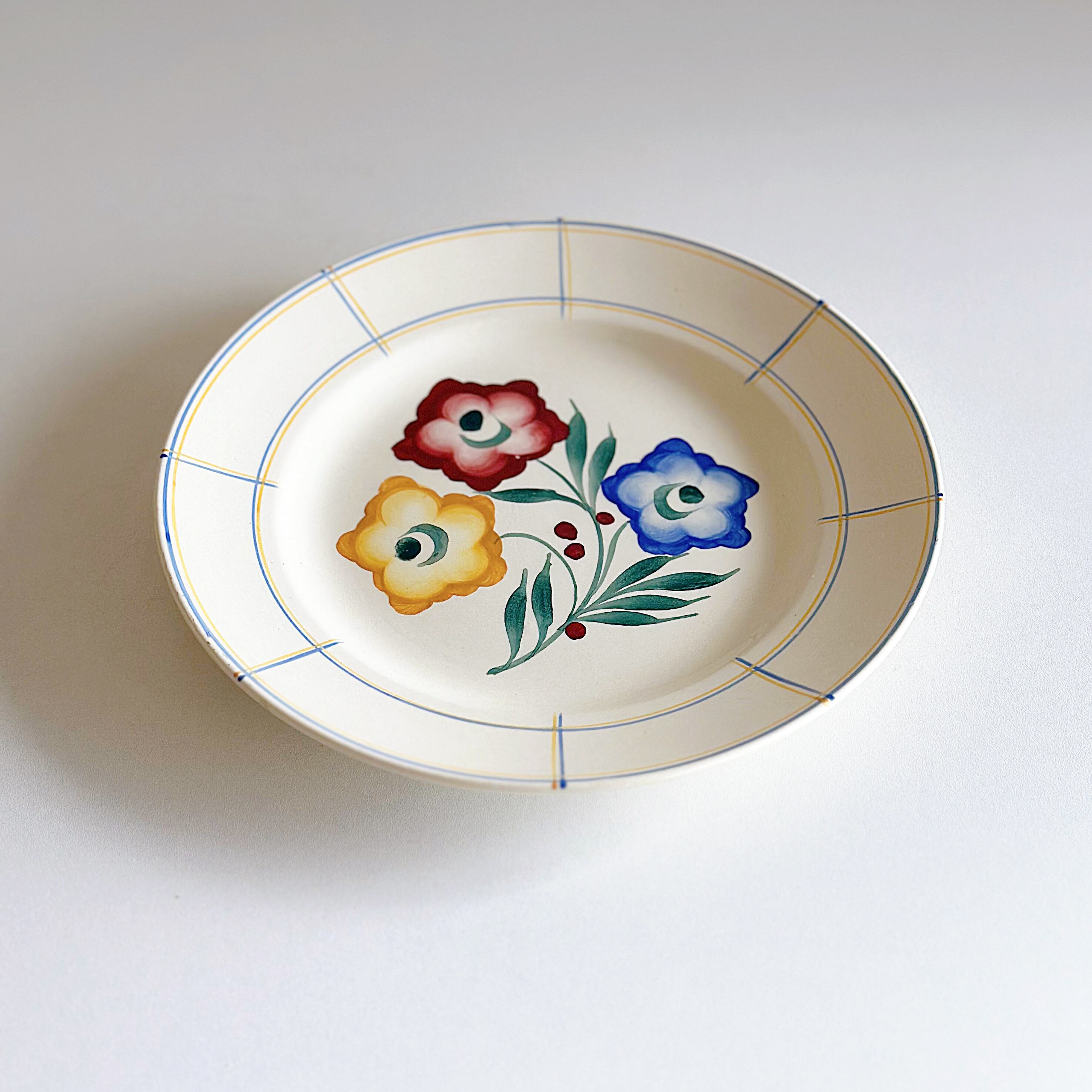 Royal Boch (Boch Frère Keramis) ロイヤル・ボッホ プレート B