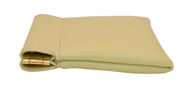 [Adorer] バネ口 小物入れ 携帯ミニ ケース (グリーン) アクセサリー コインケース 工房 手作り 日本製 エコパッケージ MX-0019-179