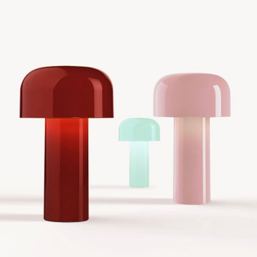 北欧デザイン マッシュルームライト ピンク LED 調色調光可能 コードレス 楽天市場】Gingko Designギンコーデザイン アリスマッシュルームランプ