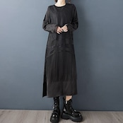 ブラック レース フリンジ ワンピース 00269