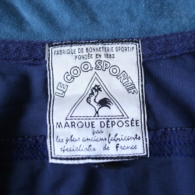 "le coq sportif" good switching color back logo embroidery track jacket