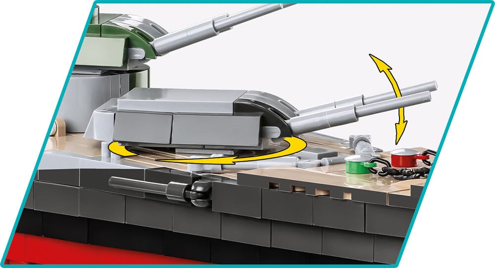 COBI #4839 戦艦 ティルピッツ (1/300) | ミリタリーブロック