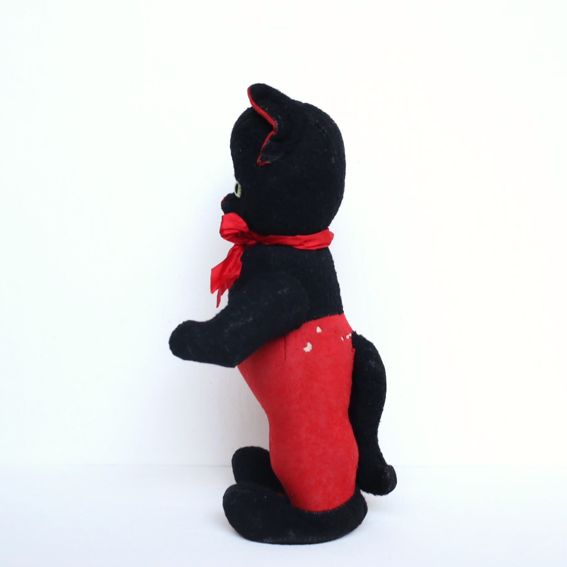 ハーマン黒猫ぬいぐるみドイツヴィンテージHERMANN 検フランス