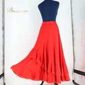 フラメンコ 衣装 ファルダ スカート 赤 無地 フリル レース ボランテ prima boutique プリマブティック レッスン 練習着 ダンス パーティ 発表会 レッド系 ファルダ フリルスカート スカート 赤色 ダンス衣装 フラメンコドレス ボランテ用 ステージ衣装 イベント おしゃれ ダンスパフォーマンス 踊り用 女性用 軽量