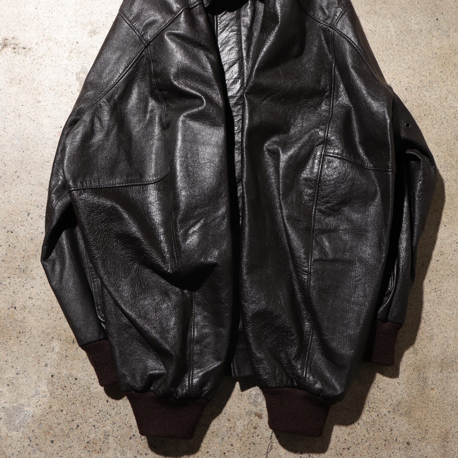 極美品 XL エルエルビーン USA A-2 レザージャケット L.L.Bean 極美品 XL エルエルビーン USA A-2 レザージャケット L.L.Bean