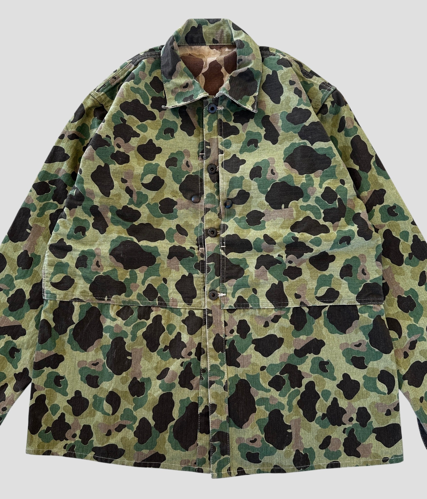 USMC- Vintage 40s P-44 Duck Hunter Camo HBT Jacket | BEGGARS