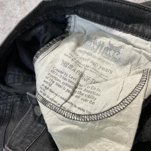 【W34 L32】 コロンビア製 japan levi's black 559 詳細写真5