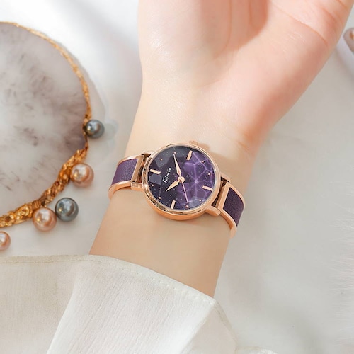 Kimio AF-6300(Purple)　腕時計　レディース