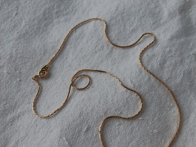 Vintage black motif necklace