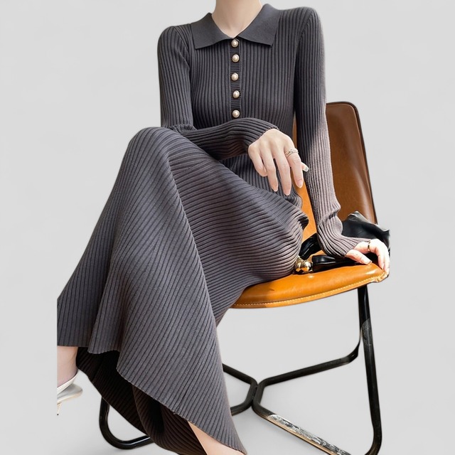 Dress Coat Base Skirt 4Colors 00312