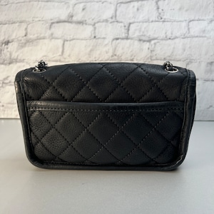 【最終処分SALE】CHANEL シャネル ココマーク マトラッセ レザー ショルダーバッグ ブラック A-12412