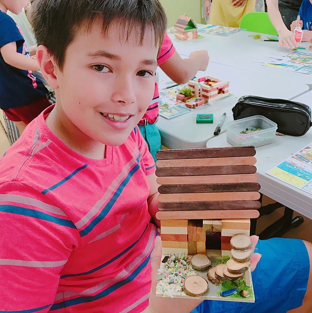 【動画】ウッドブロックの家