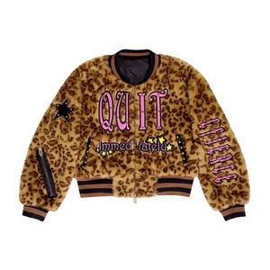 [CFIERCE] Leopard Embroidered Coat