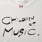 "CHILDREN OF MUSIC" GRAPHIC TEE (WHITE)