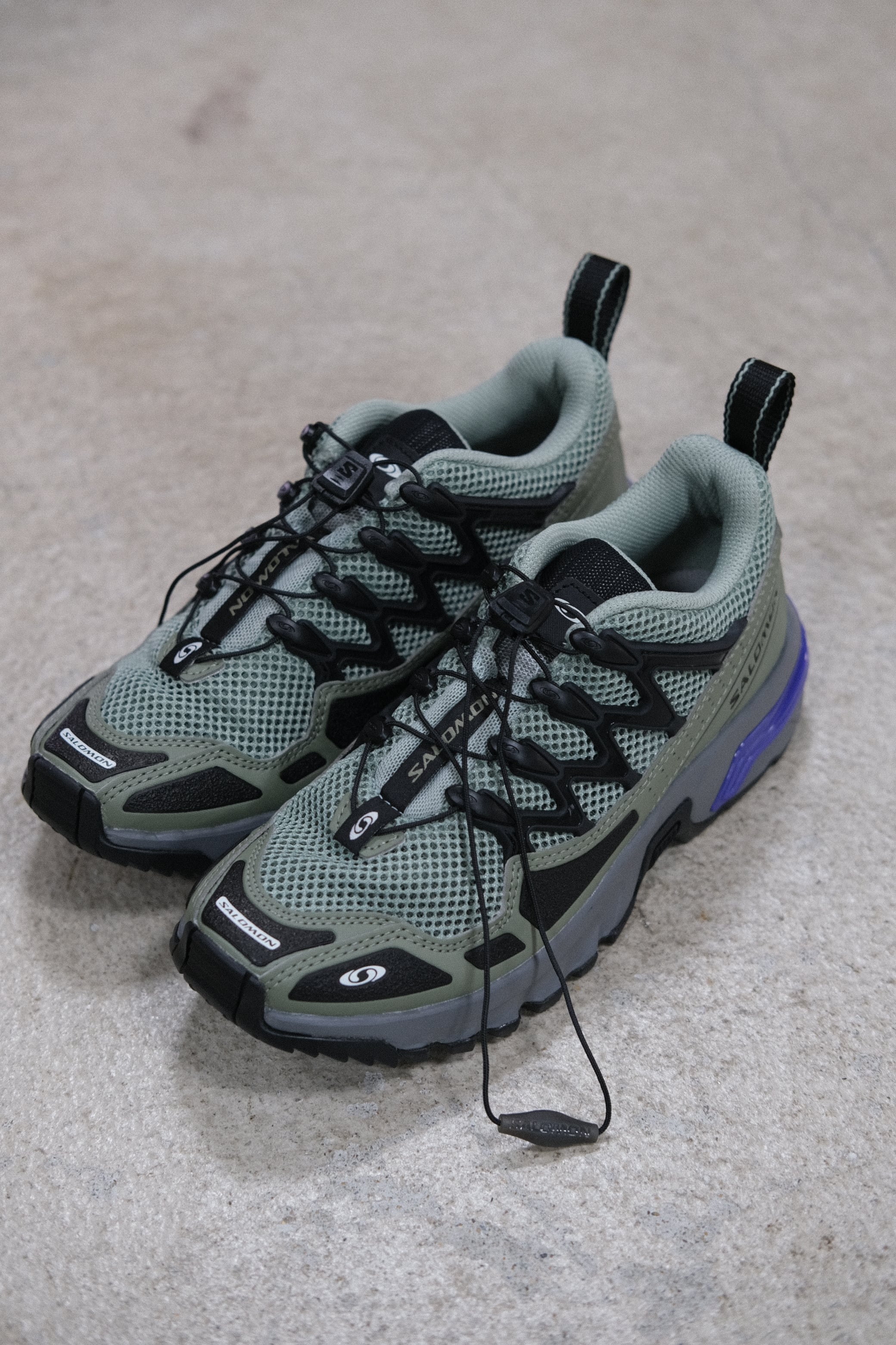 amoonオリーブ36 salomon】ACS + OG - milieu/agave green/liberty - | loop