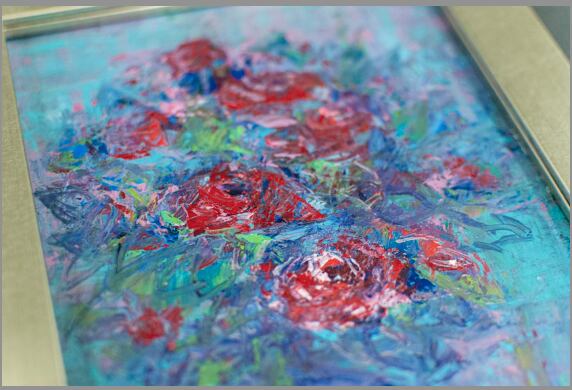 1984 m.asano 【薔薇と果実】肉筆油彩画 1984 m.asano 【薔薇と果実】肉筆油彩画 1984 m.asano 【薔薇と果実