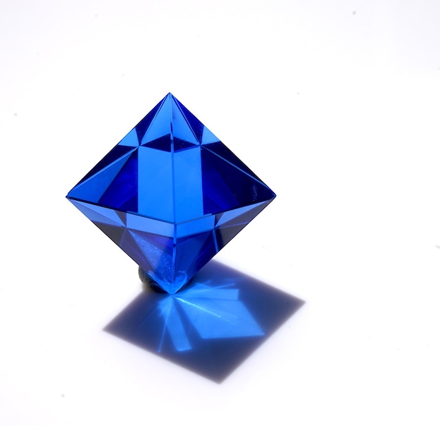 RegularOctahedron SiberianBlueQuartz