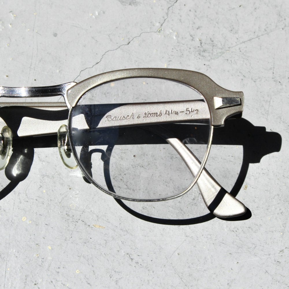 Bausch + Lomb Vintage Glasses [BAUSCH & LOMB] [1960s-] Safety Salmont Blow  44-24 Down Temple | beruf powered by BASE