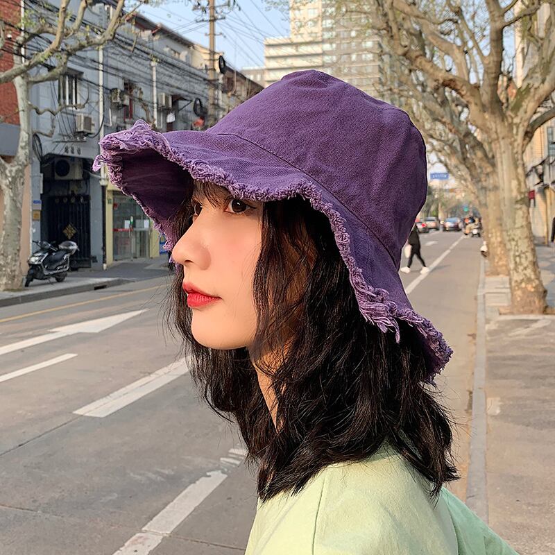 サマー 帽子 夏物 パープル ブラック・アイド・ピーズ75540007691