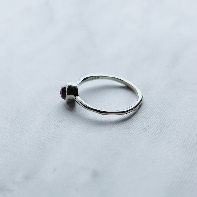 <再販売>【sign ring】Pisces ~魚座・アメジスト~ 〈silver〉