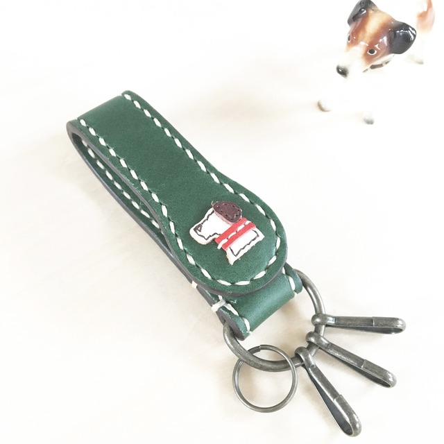 ループ型キーホルダー（緑）
