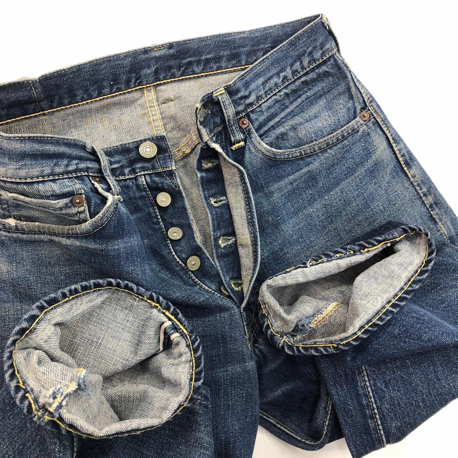 Special 50s levi's 501xx 紙パッチ　ギャラ入り　極上個体 LEVI'S リーバイス 50- 60年代 501XX 紙パッチ ギャラ入り 刻印S 足長R