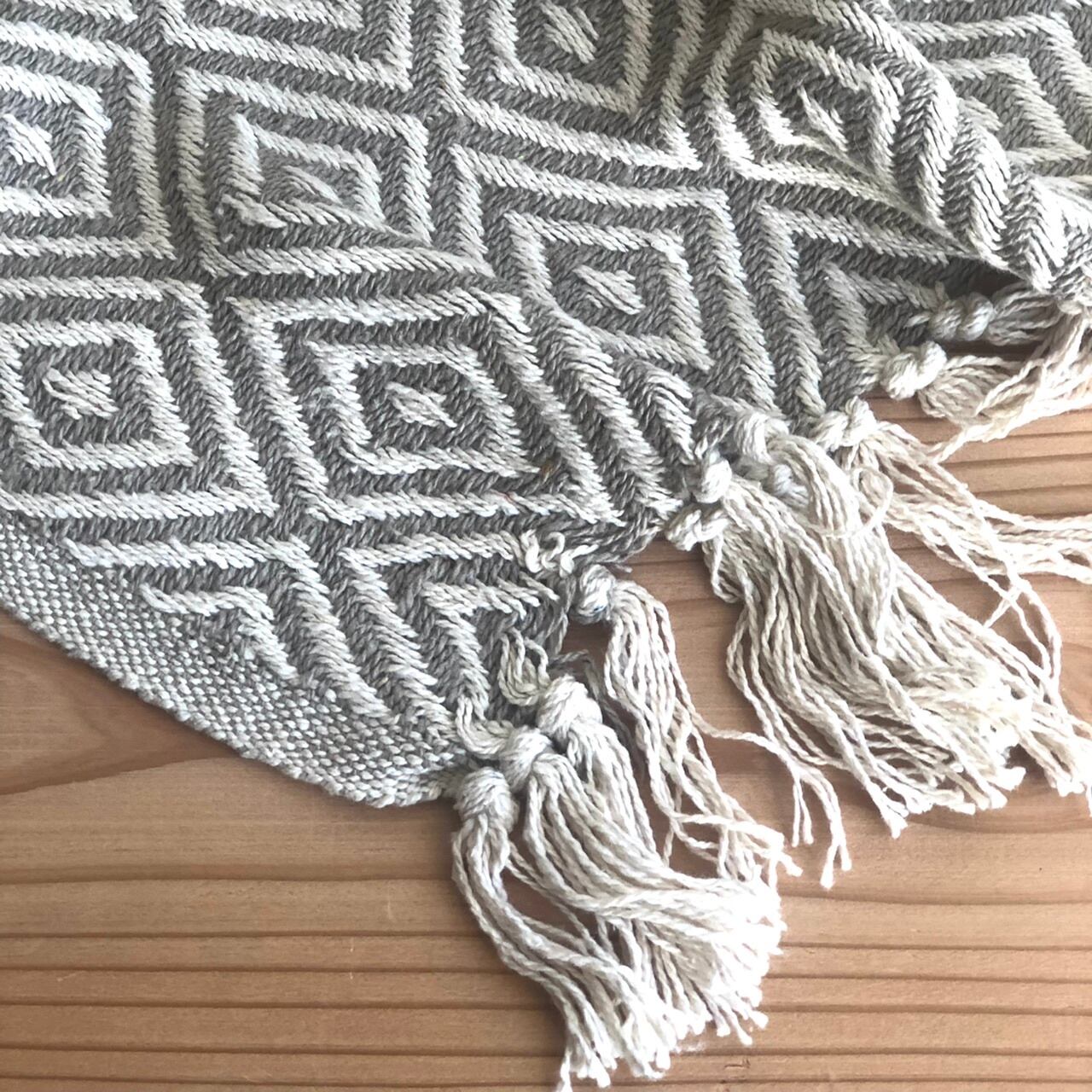 コットンスローブランケット03 菱形 180×140cm | HEIRLOOM（エアルーム