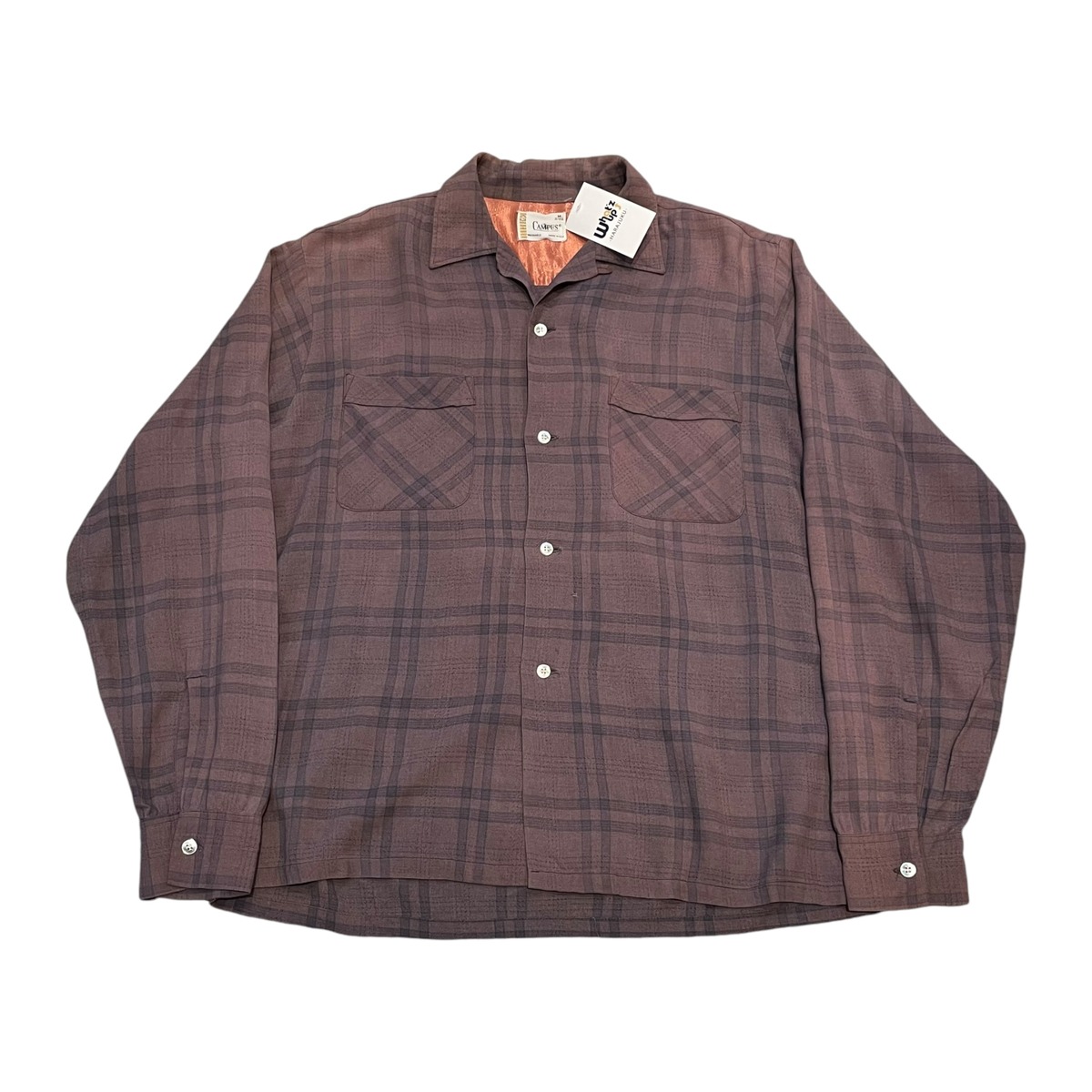 1960s CAMPUS rayon open collar shirt | What