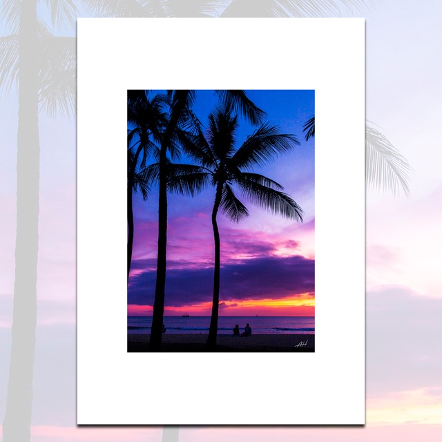 Hawaiian sunset【A4マットフレーム】
