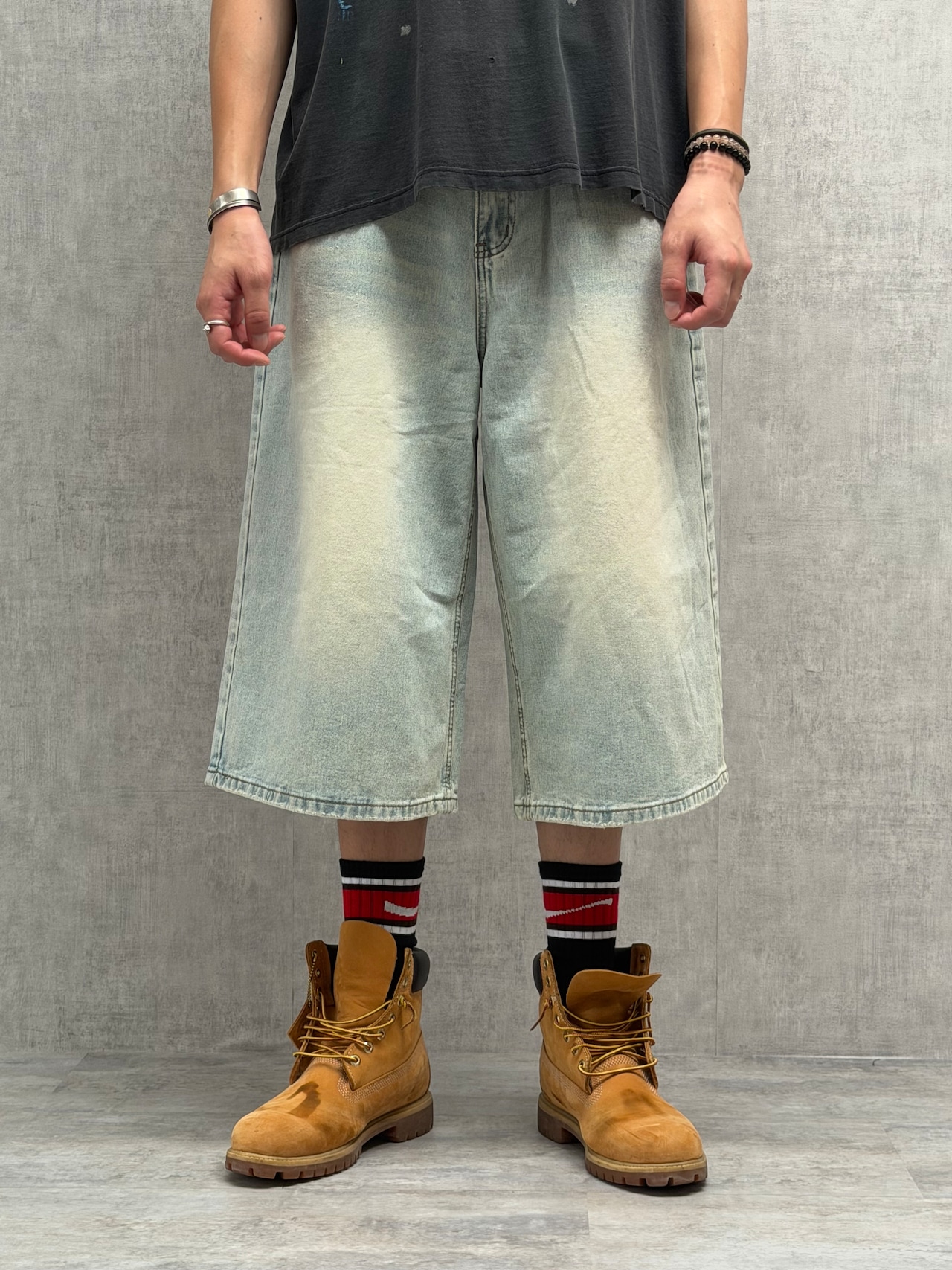 Cloud Fade Loose Jorts