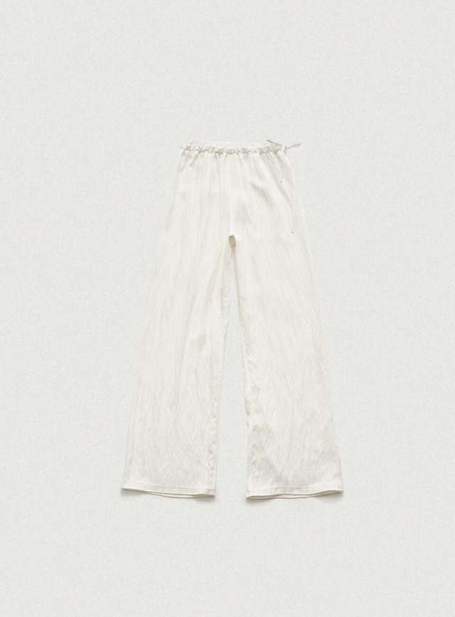 [The Barnnet] Fluid Drawstring Pants_White 正規品 韓国ブランド 韓国通販 韓国代行 韓国ファッション ザ バーネット ザバーネット 日本 店舗