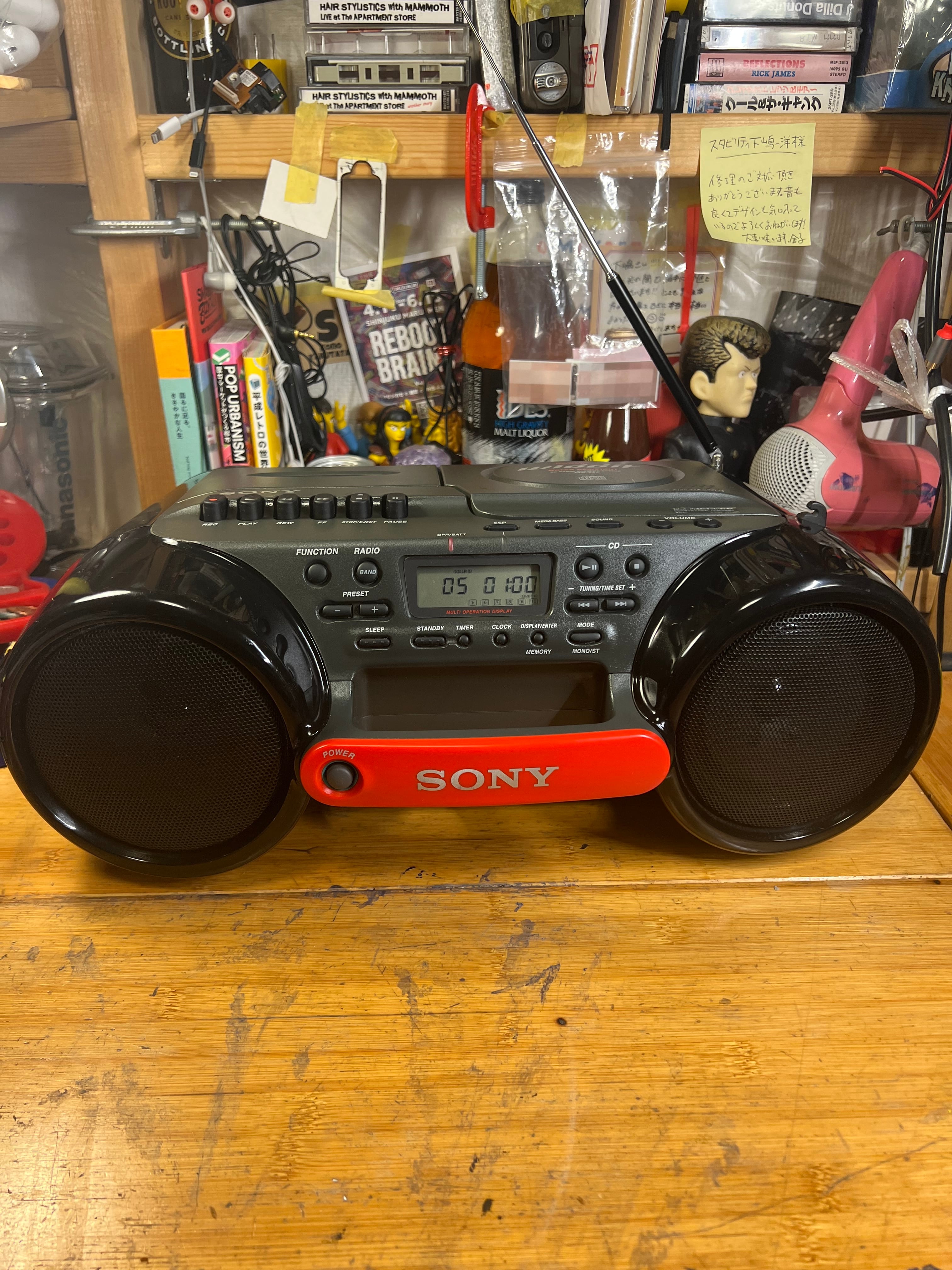 メンテ済完動品]パナソニックショックウェーブ カセットプレーヤー RQ