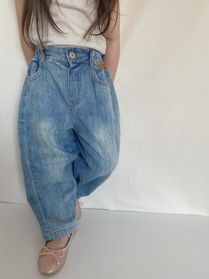 【即納】80-150cm vintage tag denim
