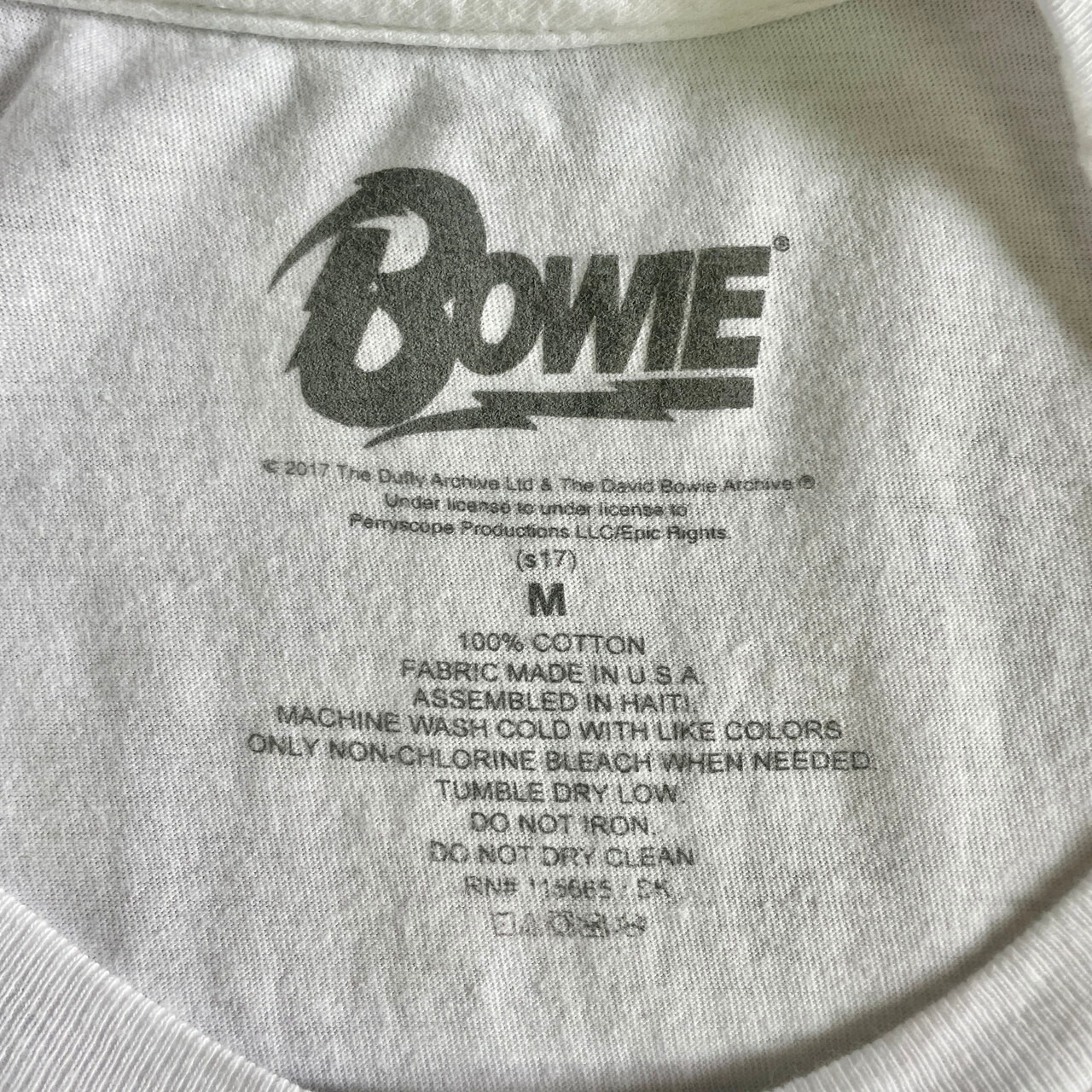 DAVID BOWIE デビッド・ボウイ アーティスト バンドTシャツ メンズM 
