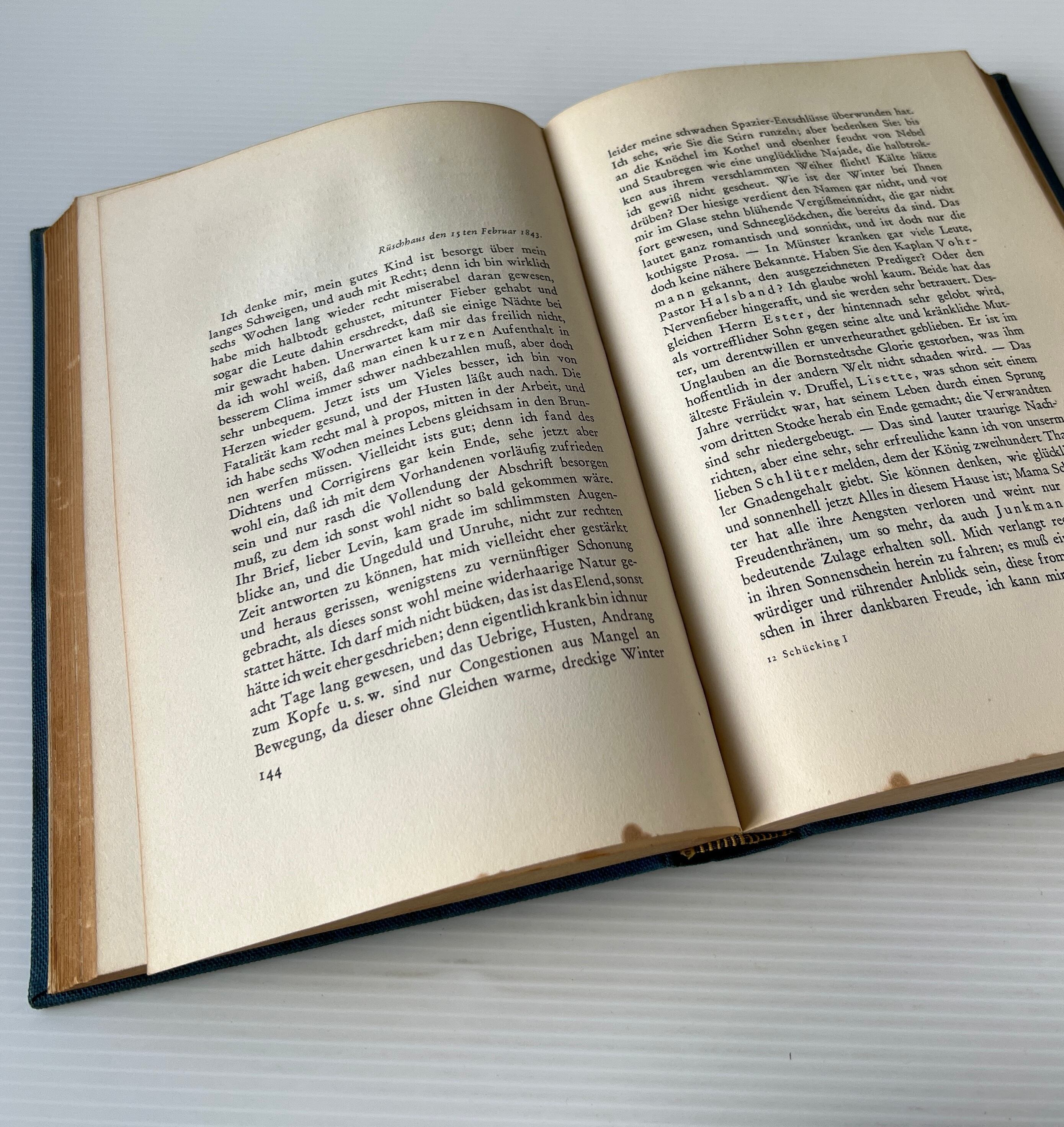 Briefe von Annette von Droste-Huelshoff und Levin Schuecking / Dr. Reinhold Conrad Muschler (Hrsg.) / Verlag von Fr. Wilh. Grunow