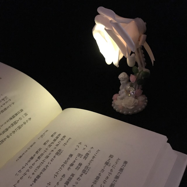 Ocean様専用 薔薇 バラ 天使 LED ミニスタンドライト ミニライト ミニ
