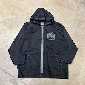 BEN DAVIS FULL ZIP NYLON JACKET BLACK