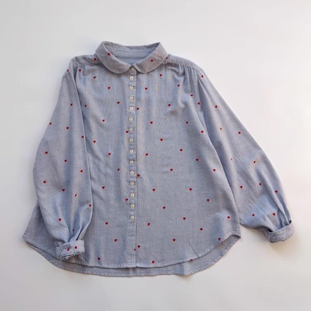 ハートデザインシャツ Ｆ3896