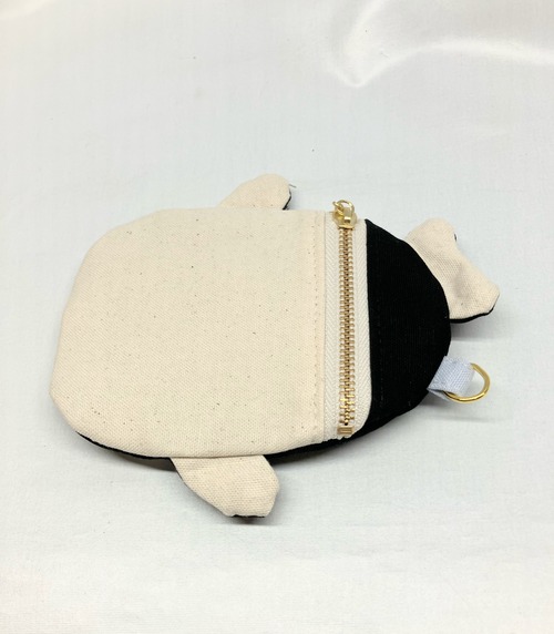 シャチ　パスケース｜とりさん工房ーかわいいハンドメイドポーチ