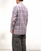 METHO - Single yoke shirt : print check