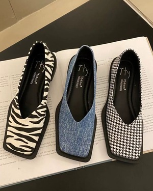 アーバンスクエアシューズ 6color A0417