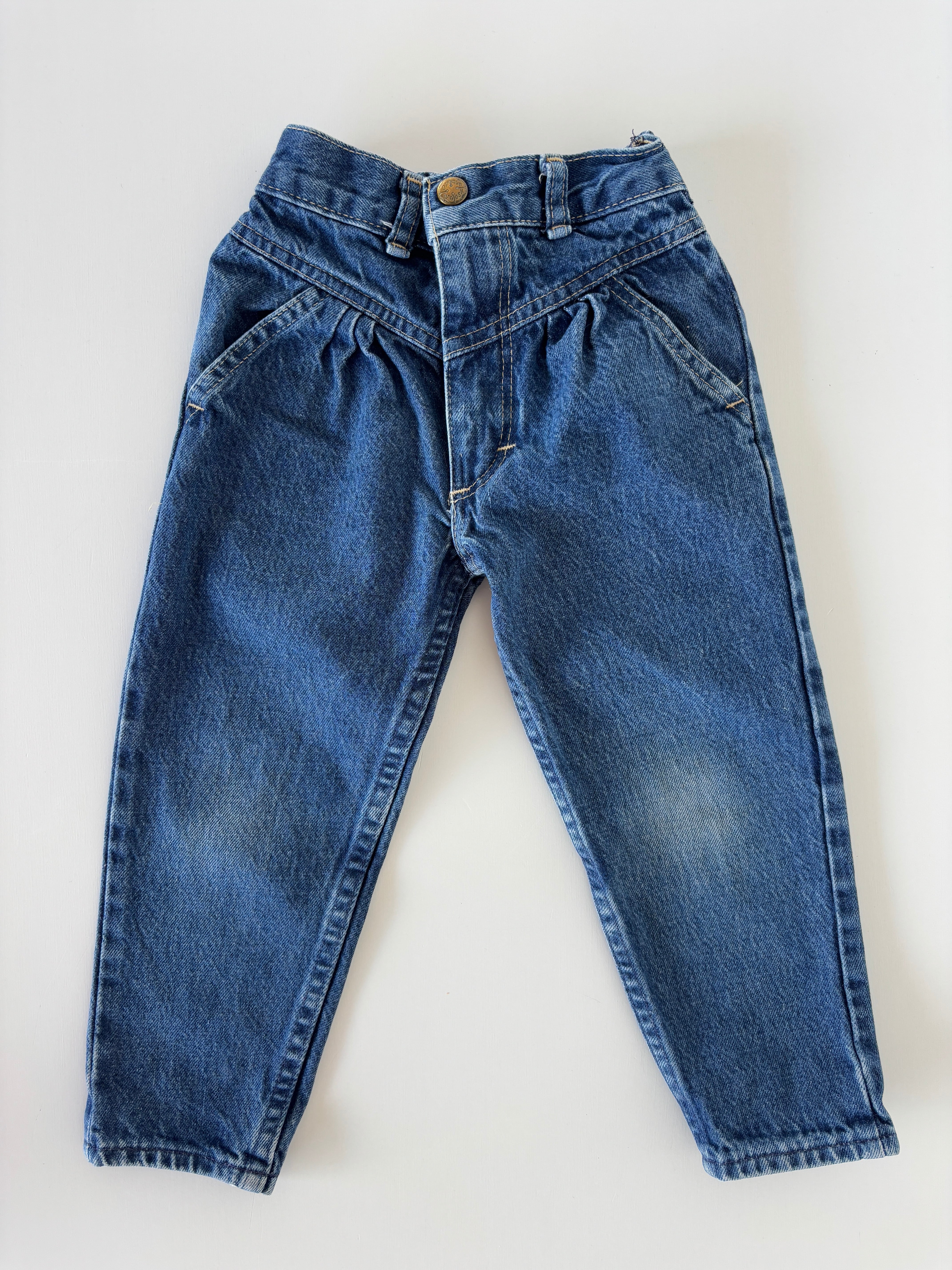 【2T相当・vintage】USA製 OSHKOSH デニムパンツ