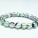 フローライト ブレスレット 10mm 蛍石 ブレス 一点物 メール便可 [M便 1/10] 111-35423