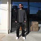 KUON / Sashiko Docking Sweatshirt