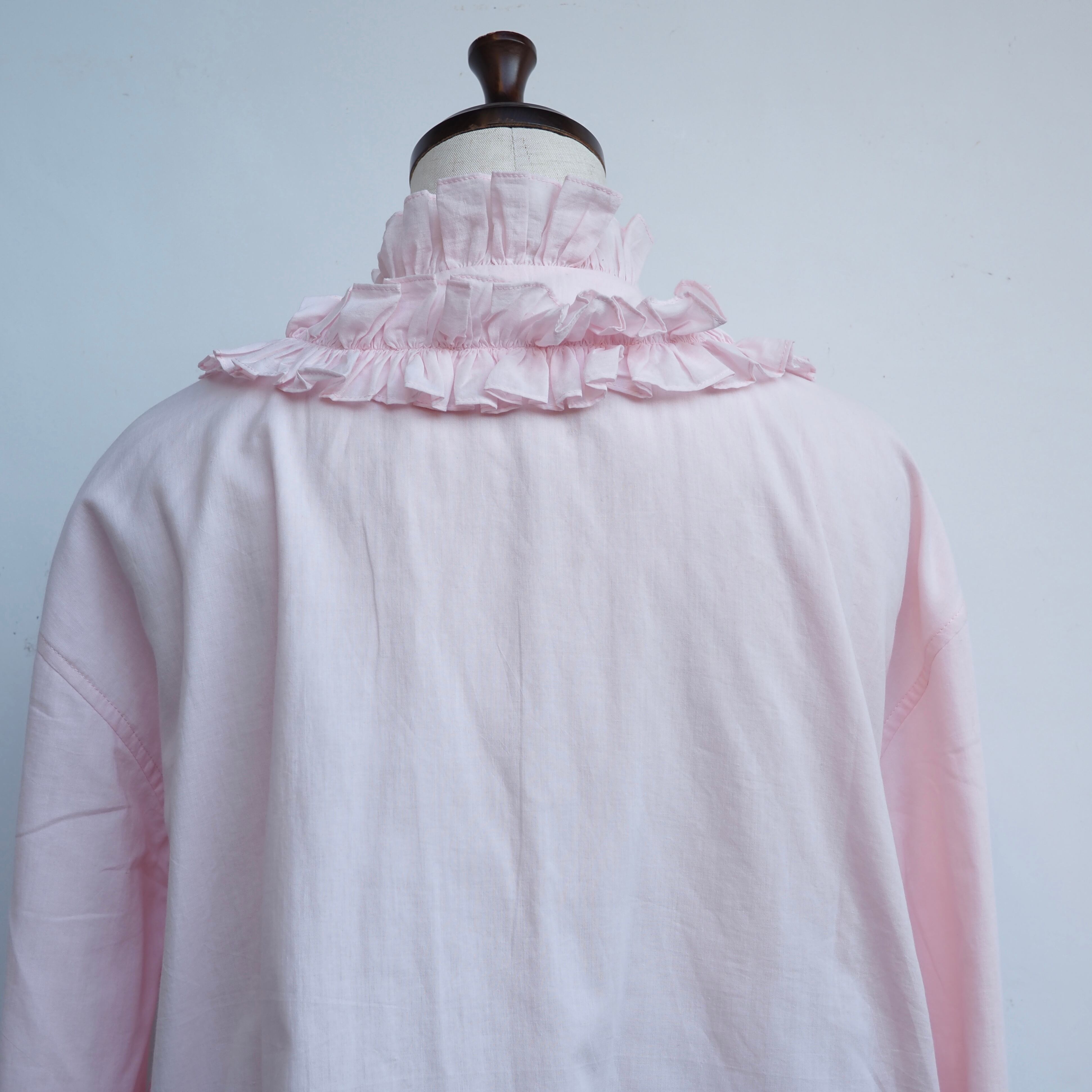 BUNON/Double Frill Cape/フリルケープ(black・ecru)