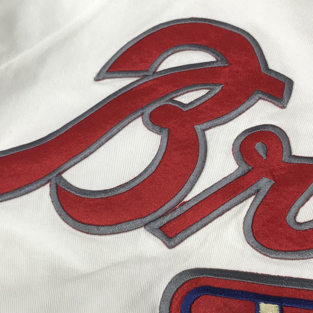 ラッセル 90年代 USA製 ATLANTA BRAVES MLB 肉厚 ヘビーコットンベース ...