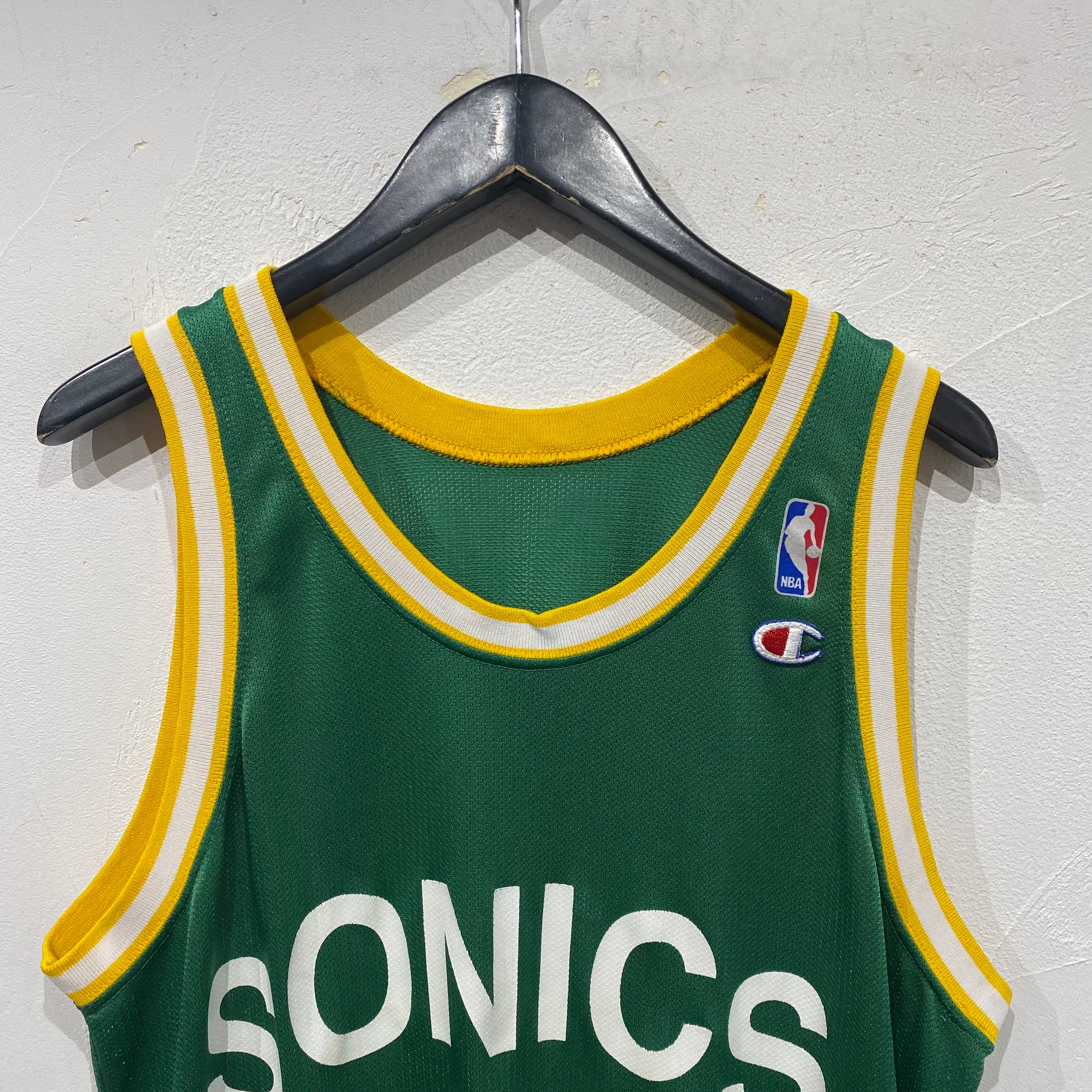 USA製 size:44【 SONICS 】ソニックス チャンピオン NBA バスケタンク ユニフォーム 緑 グリーン 古着 古着屋 高円寺 ビンテージ